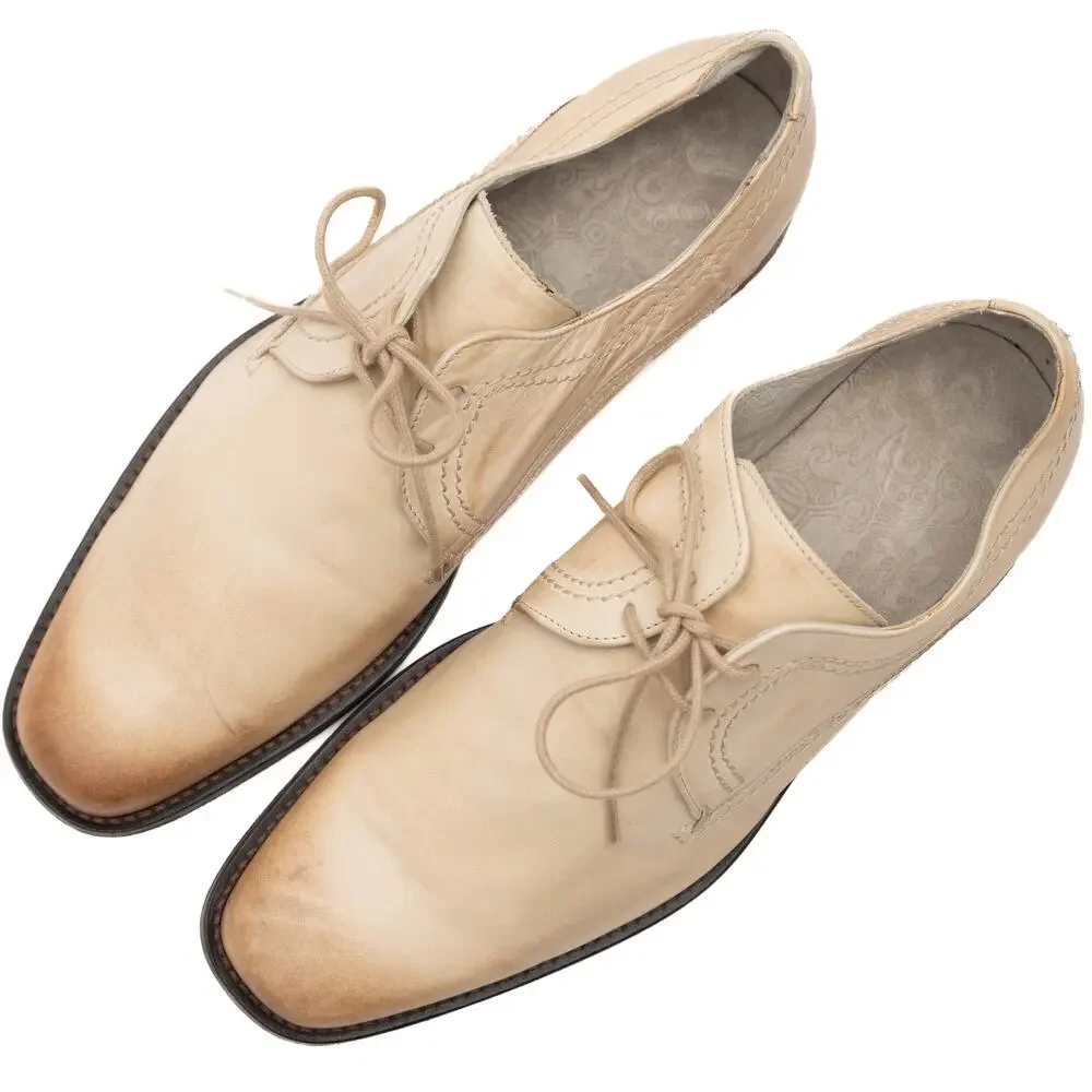Ted Baker Light Tan Leather Lace Up Derby Shoes Size 12